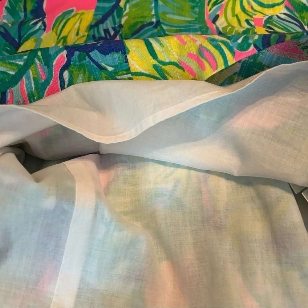 Lily Pulitzer Brynn Pink Sunset Strapless Dress Sz. 0 - Picture 13 of 15
